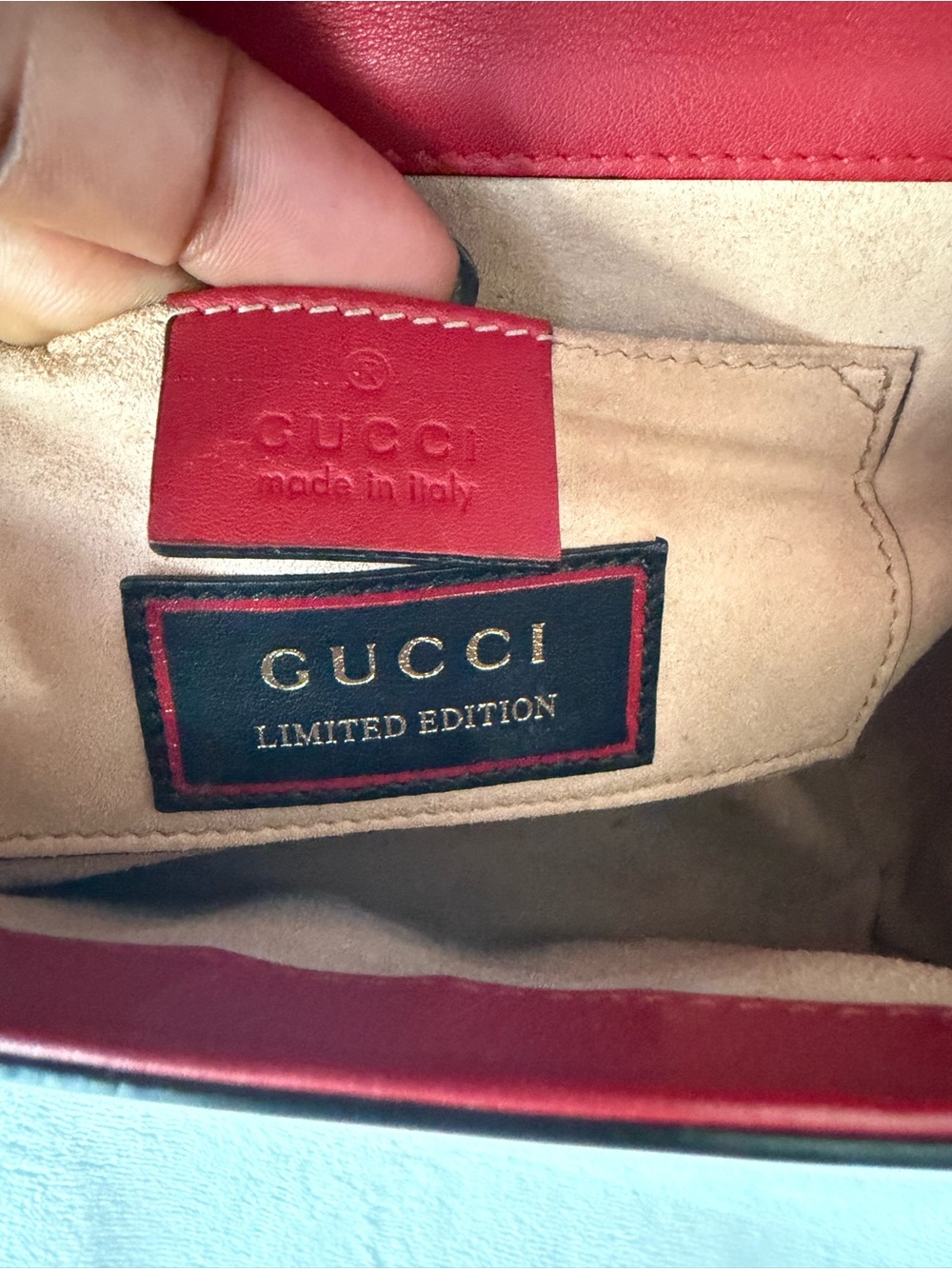 Gucci Red Cowhide Star bag (Limited Edition) - Picture 10 of 15